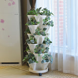 Stackable Garden Pots (With Wheels)