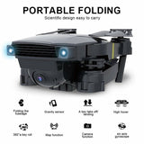 HD Foldable QuadCopter Drone With 3 Batteries