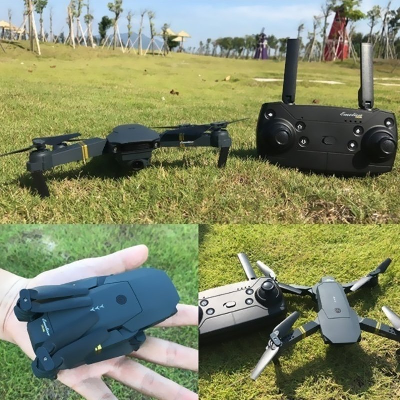 HD Foldable QuadCopter Drone With 3 Batteries