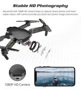 HD Foldable QuadCopter Drone With 3 Batteries