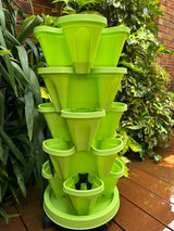 Stackable Garden Pots (With Wheels)