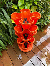 Stackable Garden Pots (With Wheels)