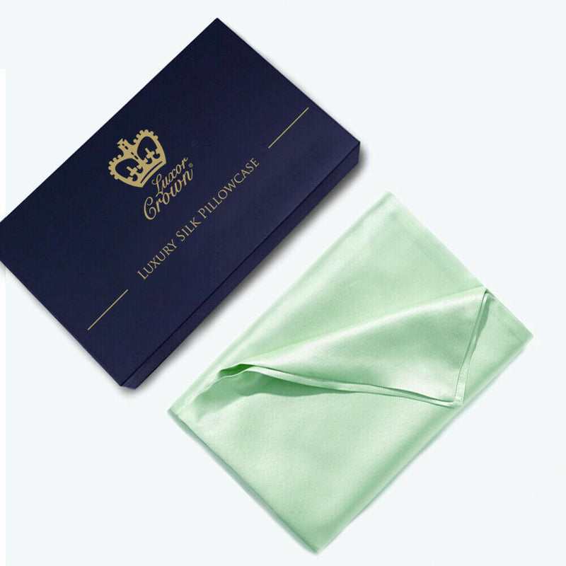 Premium 100% Mulberry Silk Pillow Cases (Twin Pack)