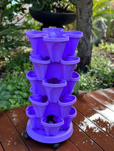 Stackable Garden Pots (With Wheels)